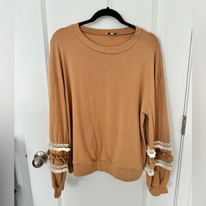 Polagram Sweatshirt with Sleeve Detail